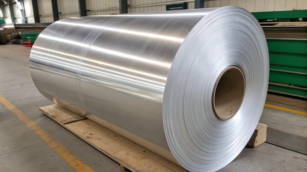 A direct comparison chart showing the yield strength of 7075 aluminum as a tall bar next to the significantly shorter bar of 6061.